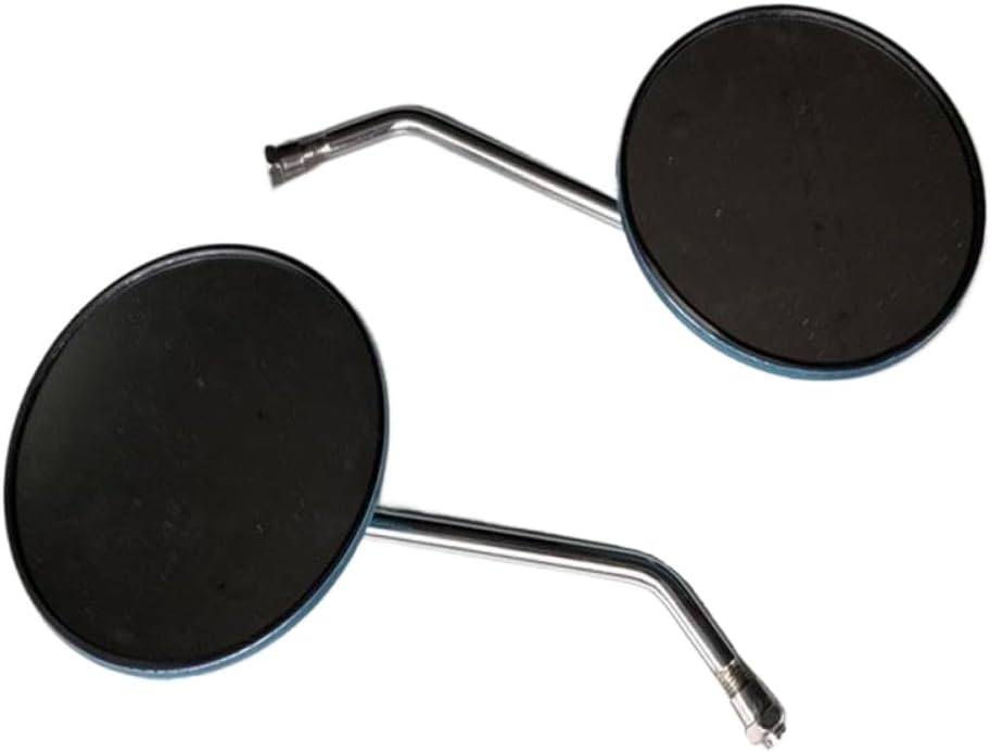 10mm Thread Oval Rearview Motorcycle Side Mirror Compatible with GN125 GN 125 Sprint GTS