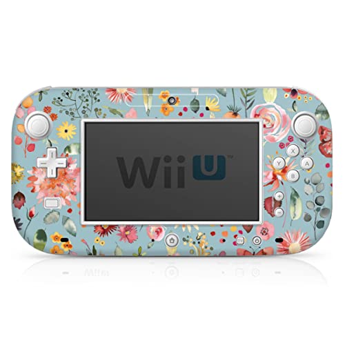 Autocollant Wii U Gamepad DeinDesign à motif de fleur estivale unique