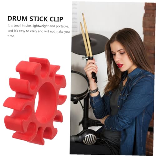 SUPVOX 5pcs Drum Stick Holder Clip Organizador para Baquetas y Accesorios de Batería miniatura 4