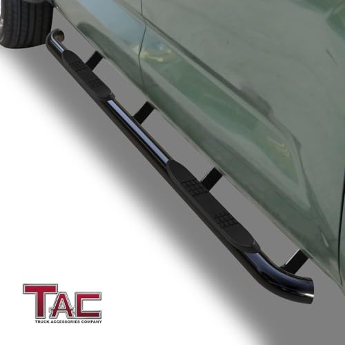 Estribos laterales TAC para Toyota Tundra 2022-2026 3" negro miniatura 2