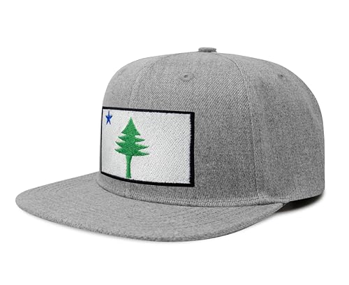 Image of International Tie State Hat for Men and Women, Adjustable Snapback Trucker Baseball Cap with Embroidered Patch