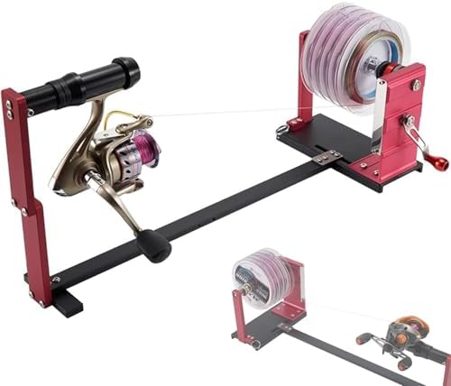 Fishing Line Spooler Machine Adjustable Winder, 3.0:1 Speed Ratio for Efficient & Trolling Reels, for Anglers & Fishing Enthusiasts