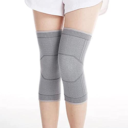 Lecerrot Calentadores rodilla, protectores rodilla para aliviar el dolor ciclismo, rodilleras elásticas para mejorar la circulación y aliviar el dolor en las articulaciones para rodillas