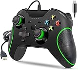 【Dual-Vibration】Dieser Xbox One Controller verfügt über eingebaute Dual-Motoren, hat eine Dual-Vibrationsfunktion, jeder Aufprall wird den Controller vibrieren, für ein realistisches Spielerlebnis.