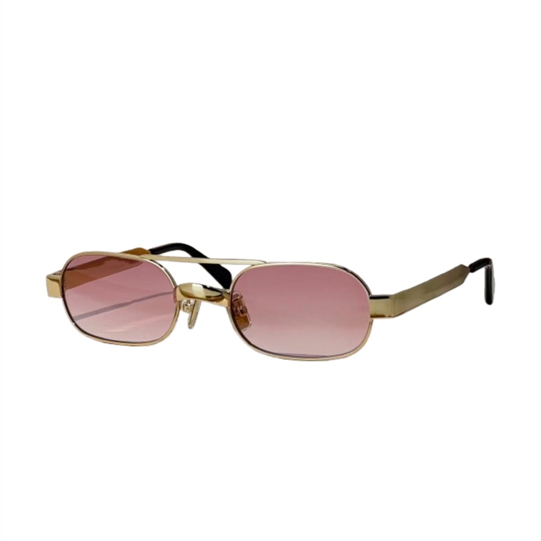 Modische kleine Metallsonnenbrille für Damen und Herren im Vintage-Stil