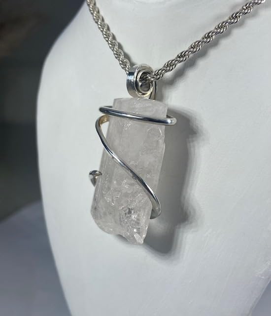 Kunzite Pendant Necklace 925 Sterling Silver by Isabella Roth - Image 3