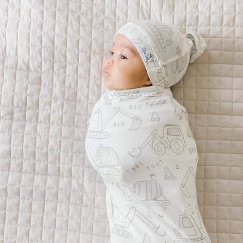Image of Copper Pearl Swaddle Blankets for Newborns | Soft Stretchy Receiving Blankets for Boys and Girls | Large 46 x 46 Inch Baby Blankets | Lightweight and Breathable Swaddles | Gage
