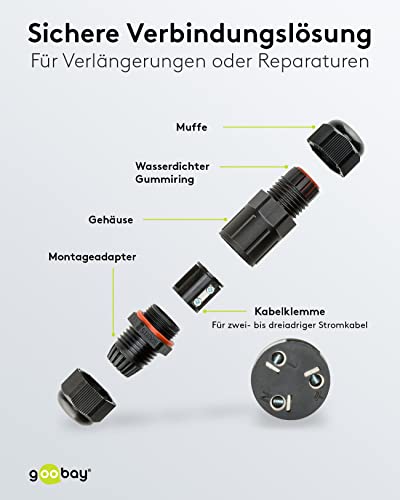 Goobay IP68 Cable Connector 7.5 cm - Image 4