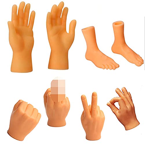 Tiny Hands (8 Pcs)-Novelty Toys-Small Toys Mini Finger Toys-Puppet Tiktok Prank Game Toys, Creative Toys for Children