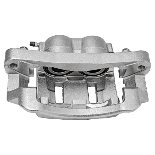 Image of Detroit Axle - Front Brake Kit for Ford 2000-2005 Excursion 1999-2004 F-250 F-350 Super Duty Disc Brake Caliper w /Bracket Ceramic Brake Pads w /Hardware 2001 2002 2003 Replacement