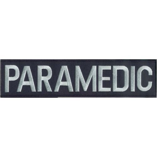 The Lunatick Paramedic Back Patch- Navy Blue