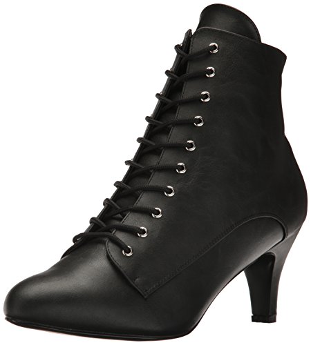 Pleaser Pink Label Women's Div1020/Bpu Ankle Bootie, Black Faux Leather, 13 M Us #TOP16