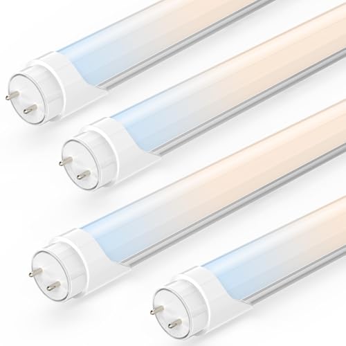 JESLED 18 F15T8 LED Replacement Bulb 6CCT Selectable 3000K-6500K 4 Pack