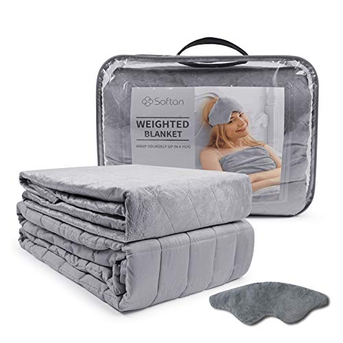 Weighted Blanket Sleep Set(60''x80'' 15Lbs)– Premium Ultra-Soft Removable Cover, Weighted Sleep Mask, 2.0 Plush Breathable Adults Heavy Blanket,Queen Size Beds (Grey, Quilted) Weighted Blanket Sleep Set(60''x80'' 15Lbs)– Premium Ultra-Soft Removable Cover, Weighted Sleep Mask, 2.0 Plush Breathable Adults Heavy Blanket,Queen Size Beds (Grey, Quilted)