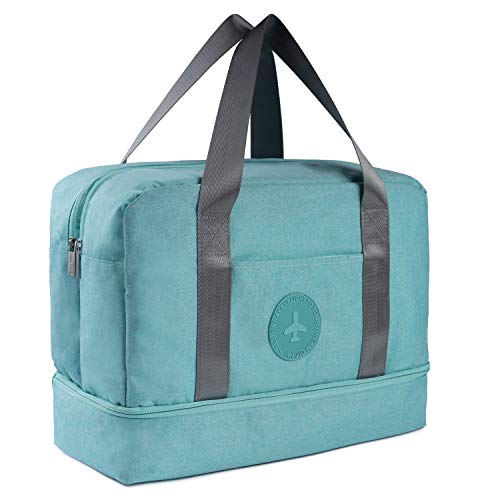 RoLekim Gym Totes Bag Gym Bag For Men and Women with Shoes Compartment