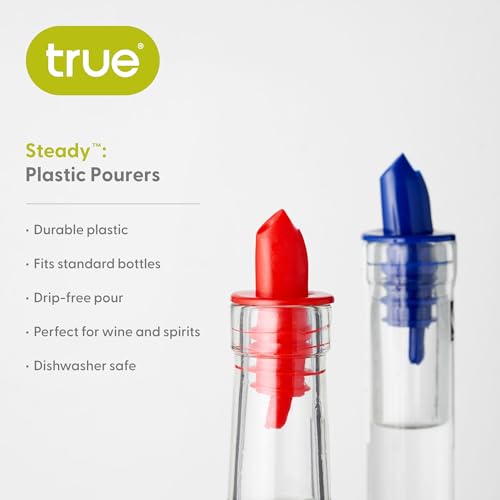 Vertedores de plástico con flujo continuo True Products Steady para servir sin goteos 3
