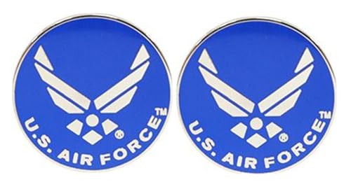 Épinglette USAF armée de l'air américaine en métal émaillé de 2,5 cm de diamètre