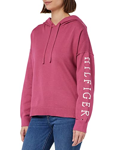 Tommy Hilfiger Damen Cotton Graphic Hoodie Sweater WW0WW37744 Pullover,...