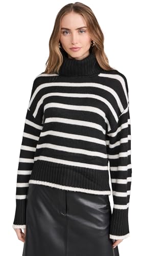 Z SUPPLY Women's Josephine Stripe Sweater, Black, XS at Amazon