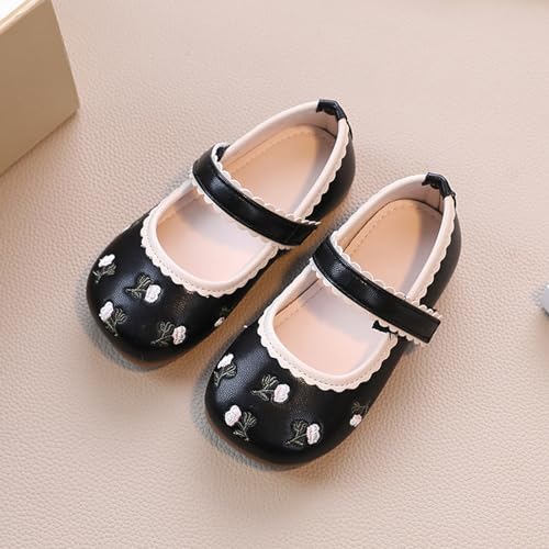 Little Girl's Mary Jane Flat Lightweight School 𝐔niform Ballerina Shoes School Wedding Party Ballet Dress Shoes2