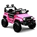 Hetoy 12V Kids Electric Ride-On Truck w/Parent Remote Control, Spring Suspension & Bluetooth - Off-Road Toy Car for Toddlers, ASTM Certified Birthday Gift
