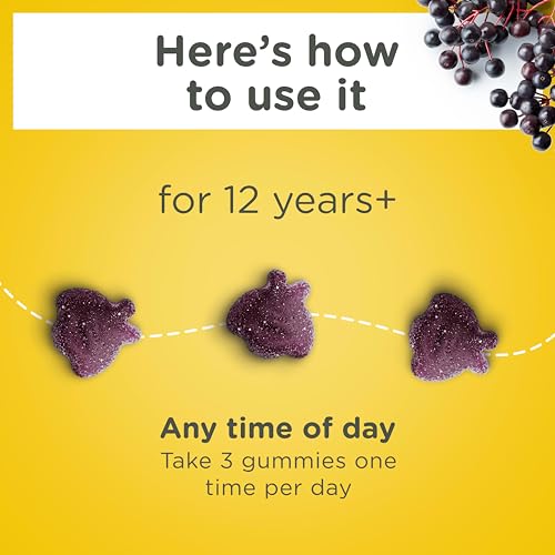 Zarbee's Adult Elderberry Immune Support Gummies