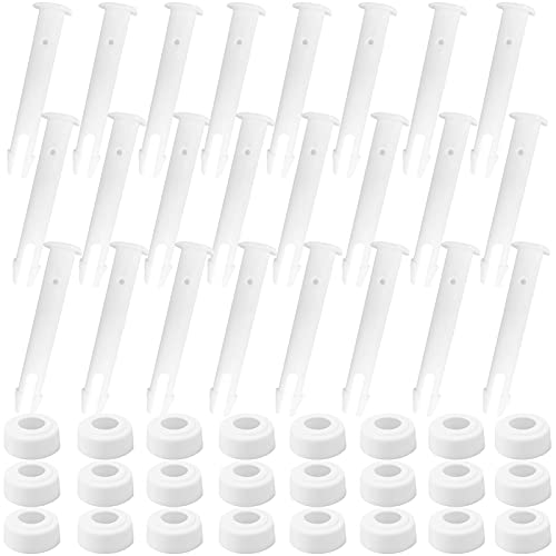 24 pcs Goupilles De Piscine,goupilles goupilles de Rechange,Joints de Piscine en Plastique,Goupilles en Plastique,Joints de Piscine,Broche pour Cadre de Piscine,goupilles de Joint de Piscine (24pcs)