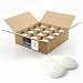 Floating disc Candles for Wedding, Birthday, Holiday & Home Decoration by Royal Imports, 3 Inch, White Wax, Set of 12