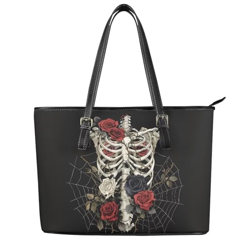 Halloween Tote Bag Purse Bags Organizer for Women PU Leather Shoulder Makeup Clutch Bag Handbag2
