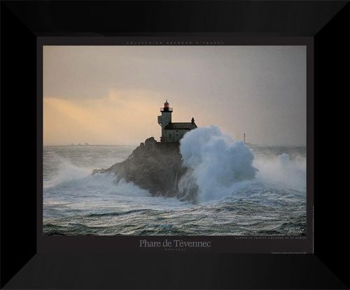 Philip Plisson FRAMED Art Print 15x18 "Tevennec"
