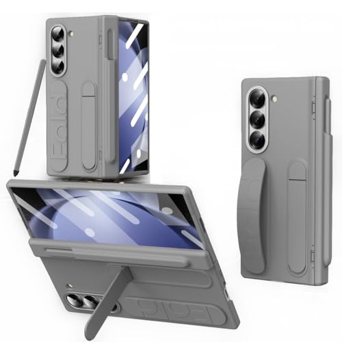 Étui Samsung Z Fold 5 gris idéal pour travailler et voyager en sécurité