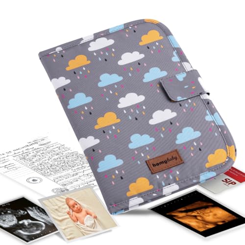 Miniatura 7 de Homybaby Portadocumentos Bebe Extra Espacio - Porta Documentos Cosas Bebes - Neceser Bebe Recien Nacido - Regalo Bebe Babyshower - Funda Para Cartilla Sanitaria De Bebe - Organizador Bebe