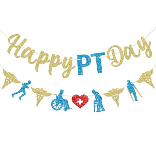 Qttier Happy PT Day Banner, Pre-strung