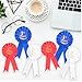 6PCS Award Ribbons 1st 2nd 3rd, Participation Ribbon, Horse Show Ribbons for Medals 1st First Place Ribbon Trophy Prizes Trophy Award Shelf Cornhole Trophy Game Competition Sport Event School Contest