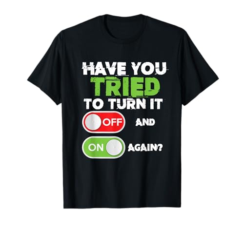 Funny Tech Support Service Client Programmateur Nerd Techie T-Shirt