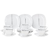 van well wellco design gläser Lieferumfang: 6x Kaffeetasse + 6x Untertasse + 6x Kuchenteller