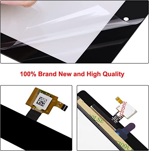 Upgraded Touch Screen Digitizer Replacement For Amazon Kindle Fire 7 9Th Gen 2019 M8S26G With Tempered Glass Film And Professional Tool Kit #TOP6