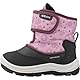 Geox Jungen Mädchen B FLANFIL Girl B ABX Snow Boot, Black/Rose, 25 EU
