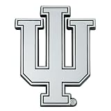 FANMATS 25024 Indiana Hooisers 3D Chrome Metal Auto Emblem