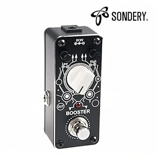 Sondery Boost Pédale d’effet pour guitare, Boost mini True Bypass, changement plus ou moins de 14 dB pour les fréquences inférieures à 250Hz ou supérieure à 1kHz - Les Beatles, Paul McCartney, John Lennon, RIngo Starr, George Harrison Sondery Boost Pédale d'effet pour guitare, Boost mini True Bypass, changement plus ou moins de 14 dB pour les fréquences inférieures à 250Hz ou supérieure à 1kHz – Image 4