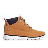 Timberland Killington Chukka Boots für Jungen in braun - Schnürsenkelverschluss - Sensorflex-Technologie - Ortholite-Einlegesohle - Kontrastsohle - gepolsterter Kragen - Zipper an der Ferse und an der Zunge - Schaft aus Leder und Textil, Textilfutter, Synthetiksohle