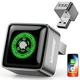 Visoud Wireless CarPlay Adapter - 1-Click Multi-Device Switch for Family Rides, Fast Auto Reconnect, CarPlay & Android Auto, iOS 10+/Android 11+, Zero Delay, Multifunctional Button, OTA Upgrade