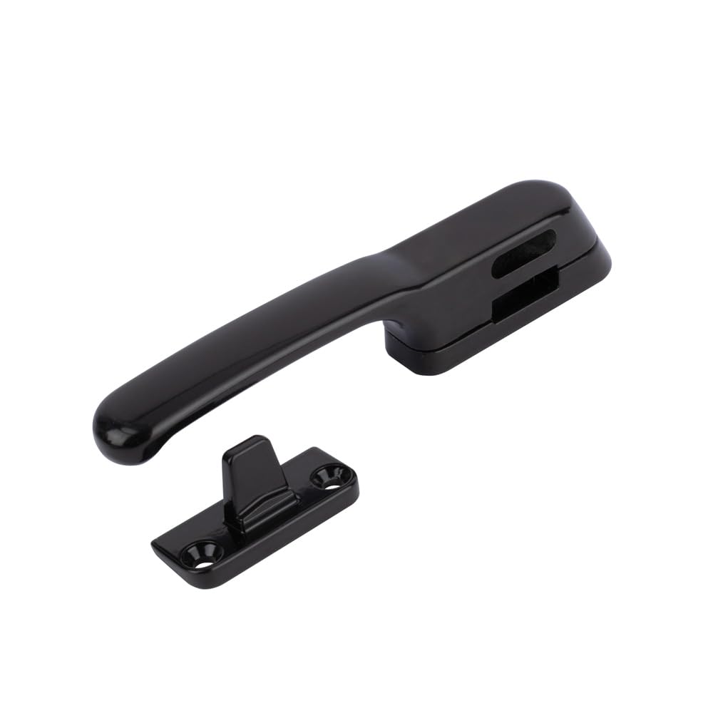 Timber Series Heavyweight Contemporary Non Locking Window Fastener - Black