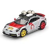 1:64 Diecast Collectibles Model Car Compatible with Porsche 911 Dakar Uncle Rally Limited Edition by Mini GT MGT01068