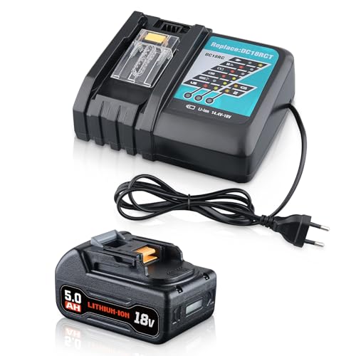 Aidmod BL1850B+DC18RC 18V Werkzeugakku mit Ladegerät