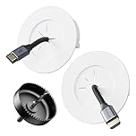 VCELINK TV Cable Hider for Wall Mounted TV, In Wall Cable Management kit Easy Install, TV Wire Hiding Kit, Cable Wall Plate Hide Wires Behind TV with A3 Steel Hole Saw Drill Attachment, 2 Pack