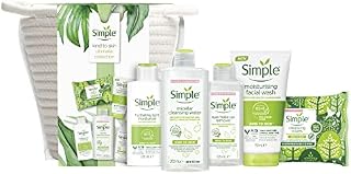 Simple Ultimate Collection in an elegant roped basket, 5 piece Gift Set, perfect set of gifts for her
