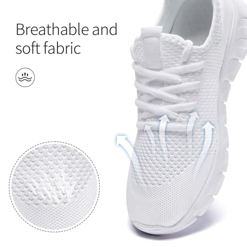 Womens Walking Shoes Running Tennis Sneakers Non Slip Gym Workout Athletic Lightweight Comfortable Fashion Sport Mesh Casual Shoe 5