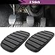 2 Stück Kupplungspedal Bremspedal Abdeckung Anti-Rutsch Gummi Bremspedalauflage Pedal Pad für Renault Trafic Clio Megane Kangoo Twingo Scenic