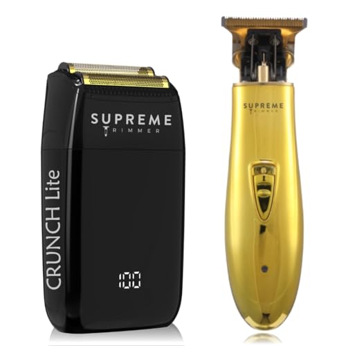 Supreme Trimmer 2-in-1 Crunch Lite Foil Shaver & T-Shaper Trimmer